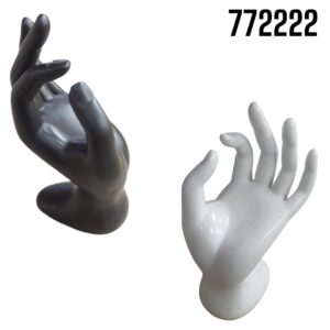 MANO DE CERAMICA BLANCO/NEGRO