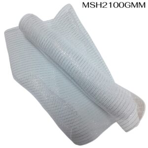 CINTA MALLA METALICA 53cms x 10yds BLANCO