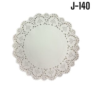 BLONDAS DE PAPEL DIAMETRO 14 cm BLANCO Px100