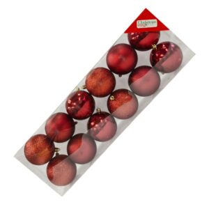BOMBA NAVI 8CM ROJO  3 ESTILOS 12PZS ( TUBO )