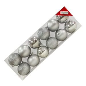 BOMBA NAVI 8CM PLATA 3 ESTILOS 12PZS ( S81200CMM26 )